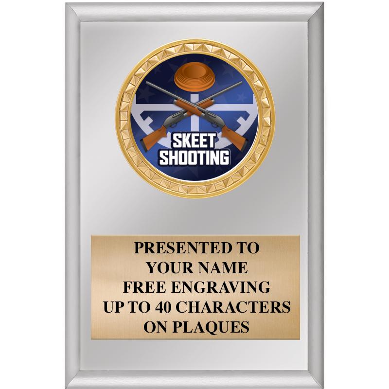 4" X 6" SILVER INSERT PLAQUE