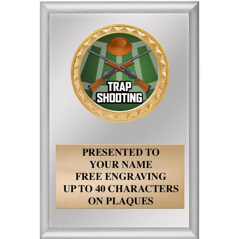 4" X 6" SILVER INSERT PLAQUE