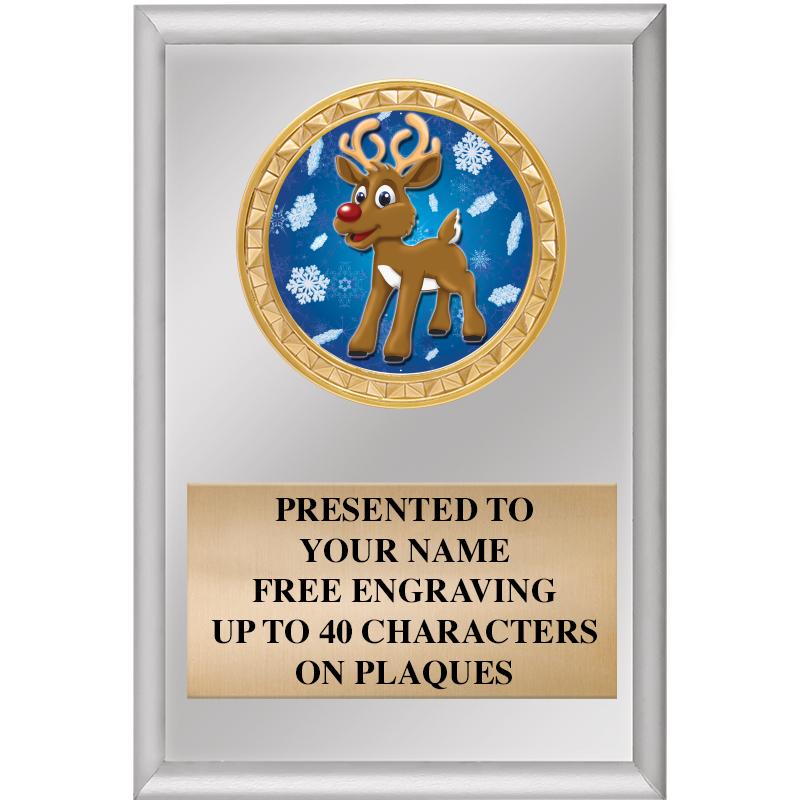 4" X 6" SILVER INSERT PLAQUE