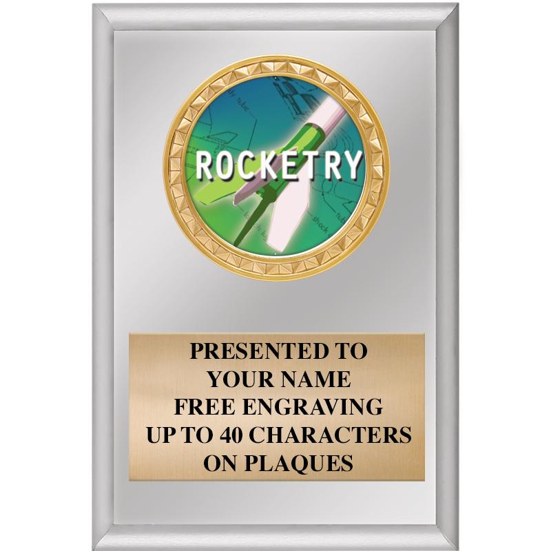 4" X 6" SILVER INSERT PLAQUE