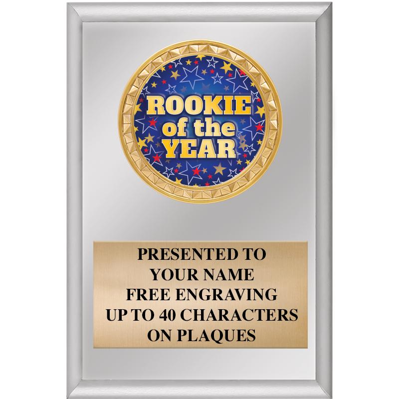 4" X 6" SILVER INSERT PLAQUE