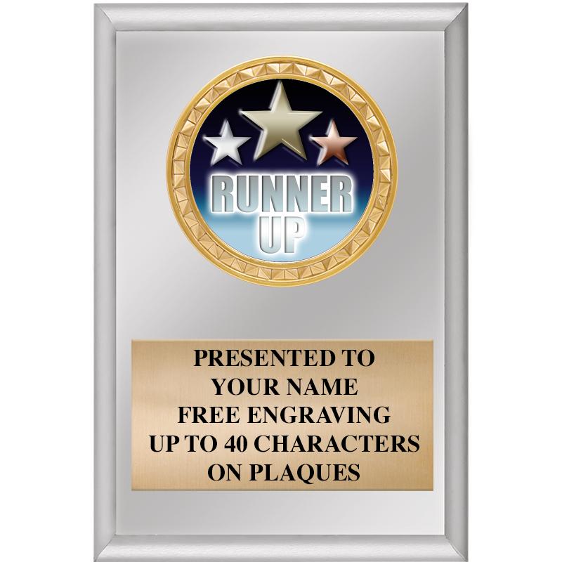 4" X 6" SILVER INSERT PLAQUE