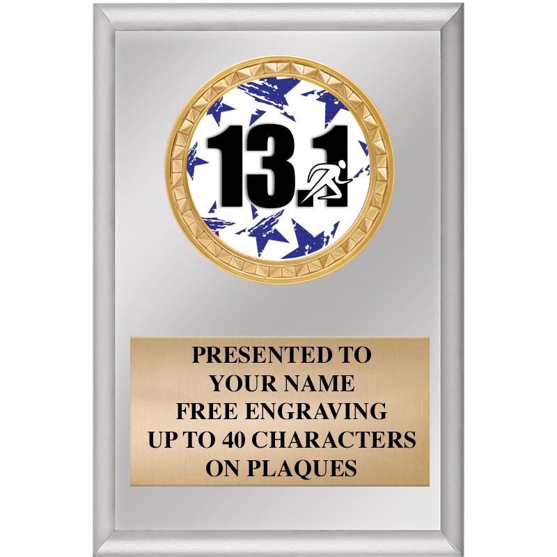 4" X 6" SILVER INSERT PLAQUE