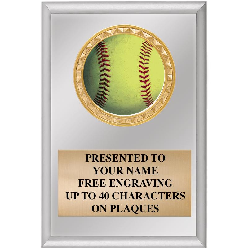 4" X 6" SILVER INSERT PLAQUE