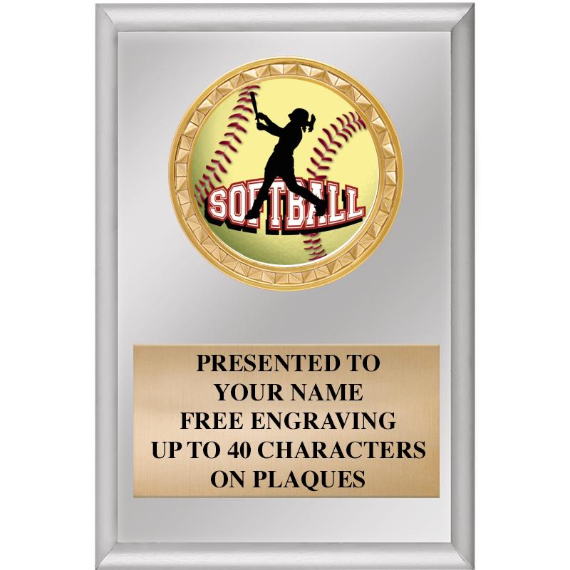 4" X 6" SILVER INSERT PLAQUE