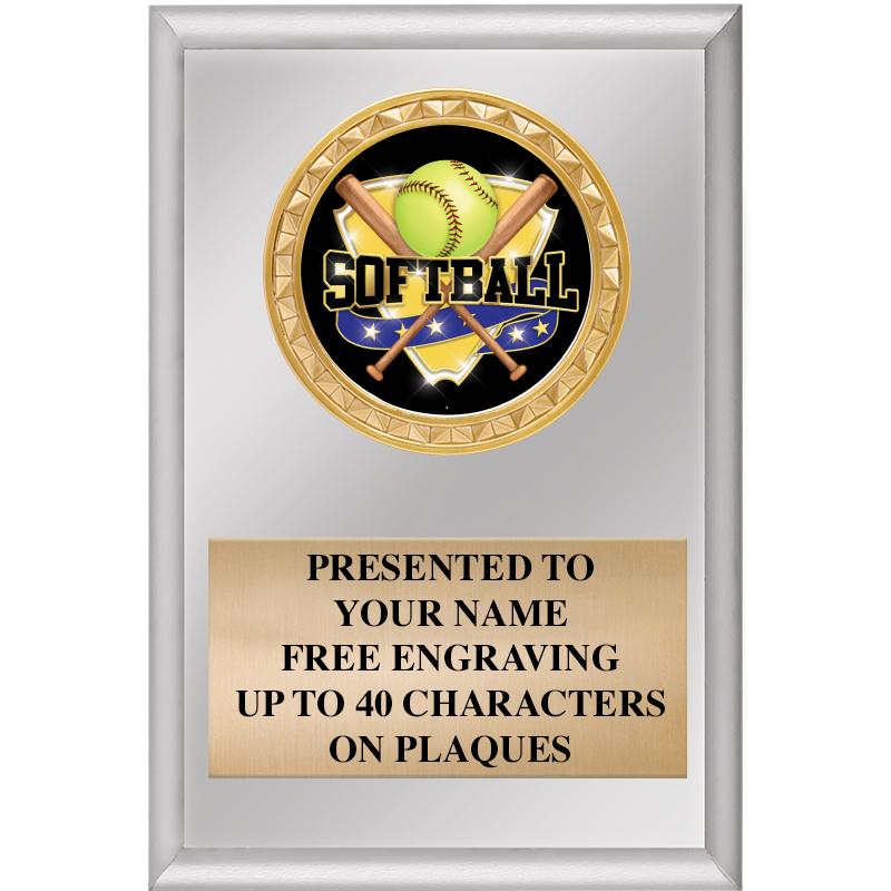 4" X 6" SILVER INSERT PLAQUE