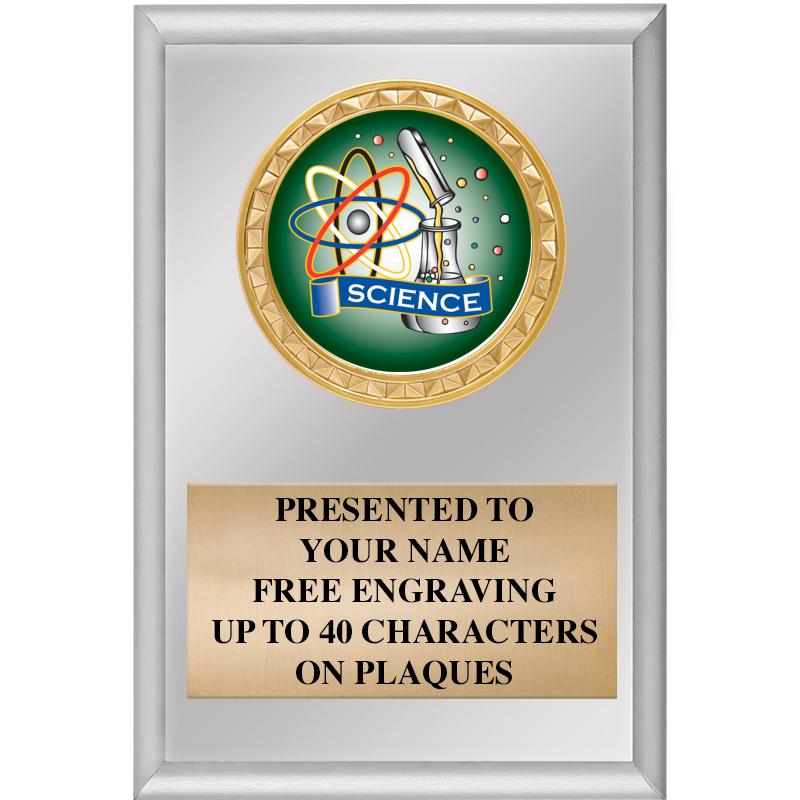 4" X 6" SILVER INSERT PLAQUE