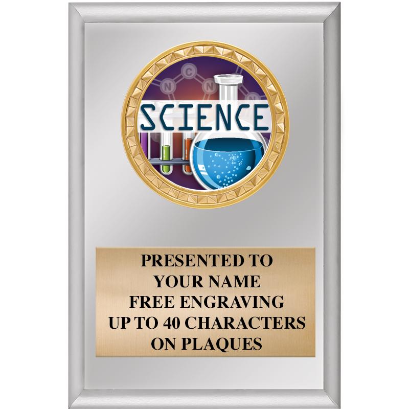 4" X 6" SILVER INSERT PLAQUE