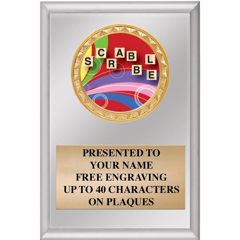 4" X 6" SILVER INSERT PLAQUE