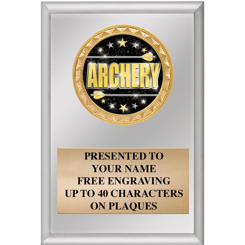 4" X 6" SILVER INSERT PLAQUE