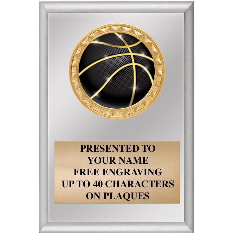 4" X 6" SILVER INSERT PLAQUE