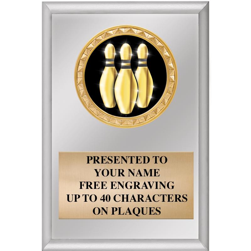 4" X 6" SILVER INSERT PLAQUE