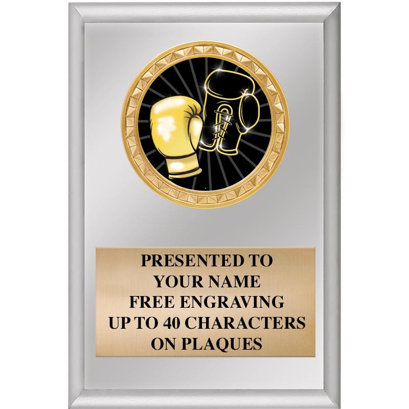 4" X 6" SILVER INSERT PLAQUE