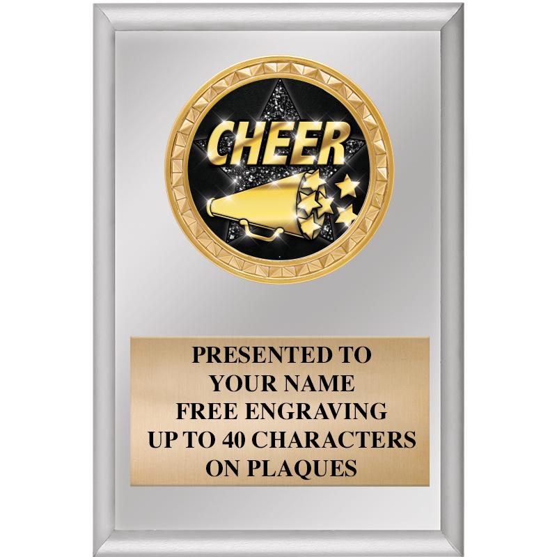 4" X 6" SILVER INSERT PLAQUE