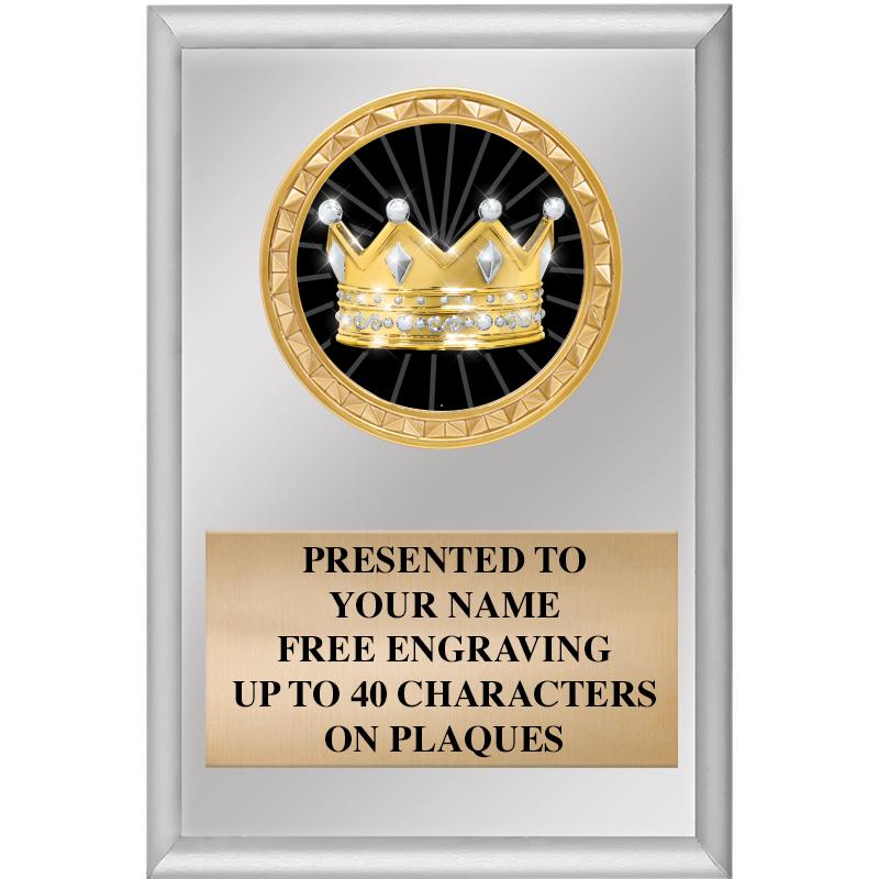 4" X 6" SILVER INSERT PLAQUE