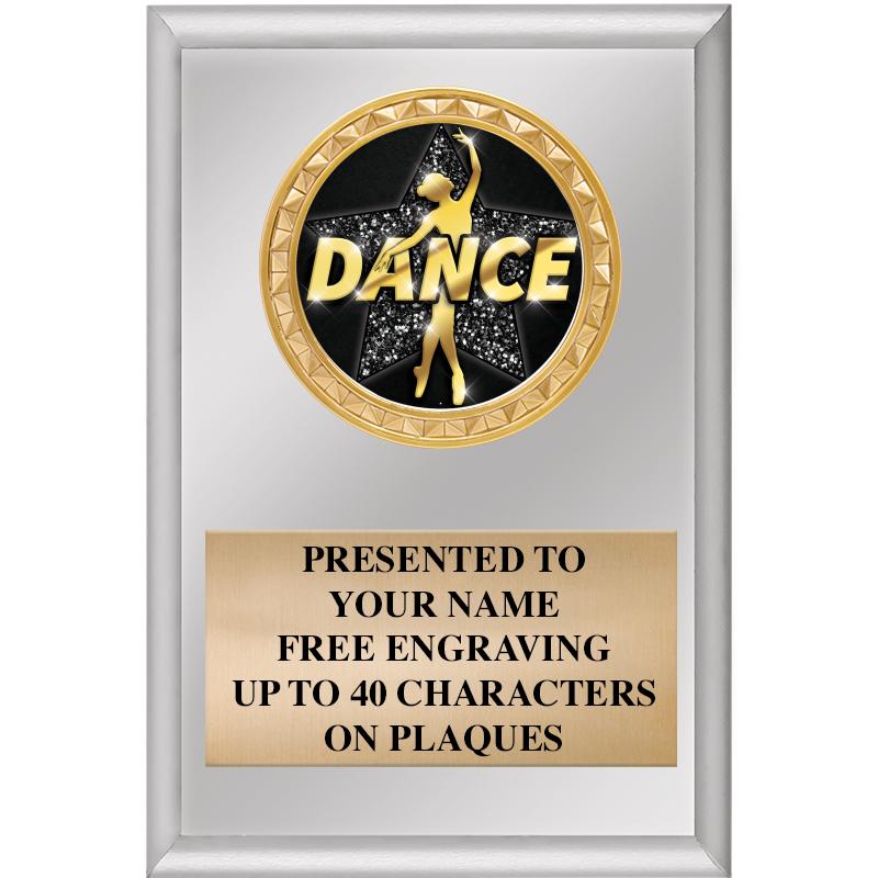 4" X 6" SILVER INSERT PLAQUE