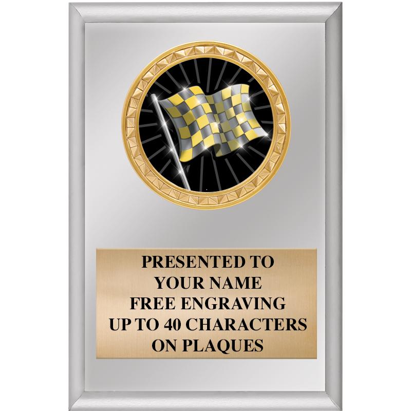 4" X 6" SILVER INSERT PLAQUE