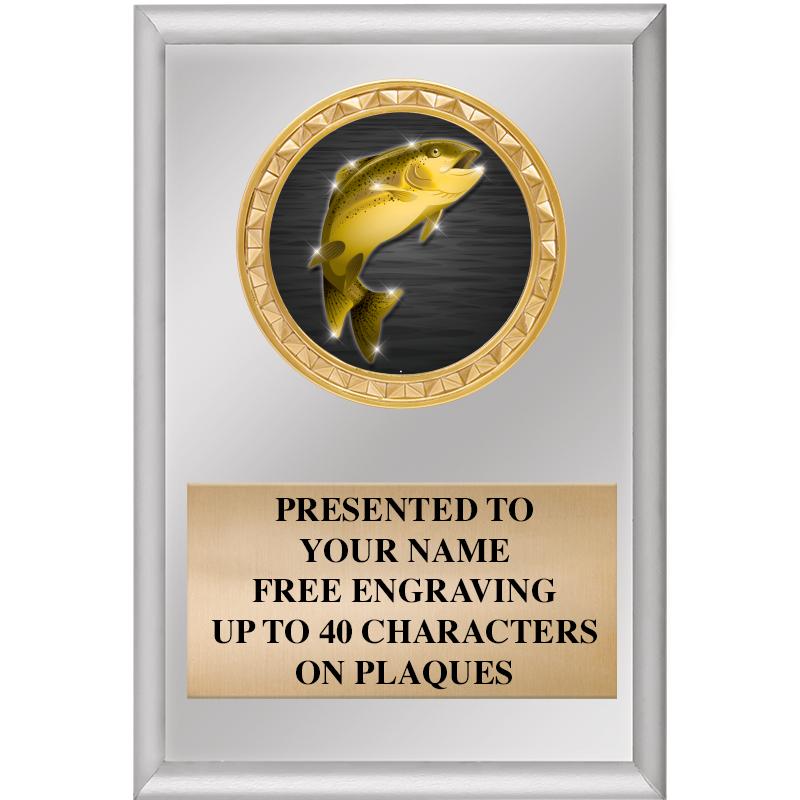 4" X 6" SILVER INSERT PLAQUE