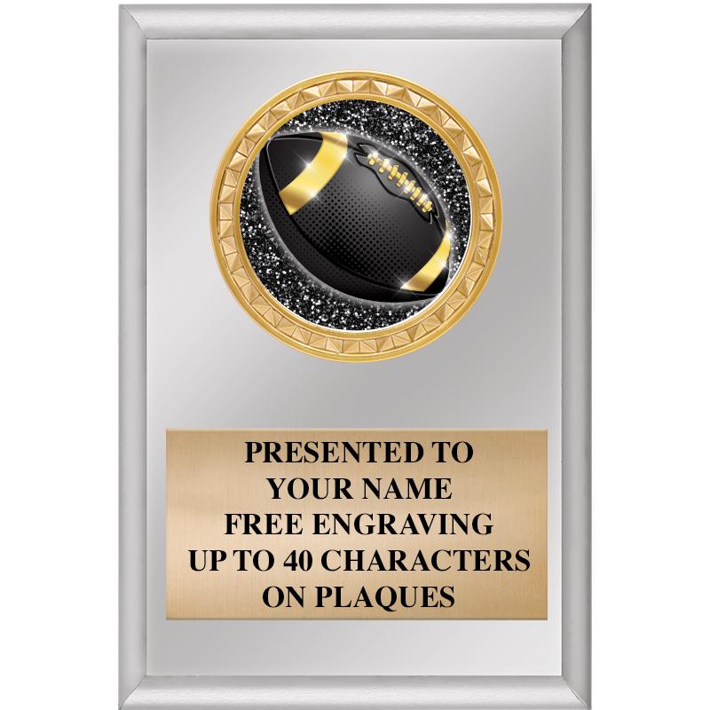 4" X 6" SILVER INSERT PLAQUE