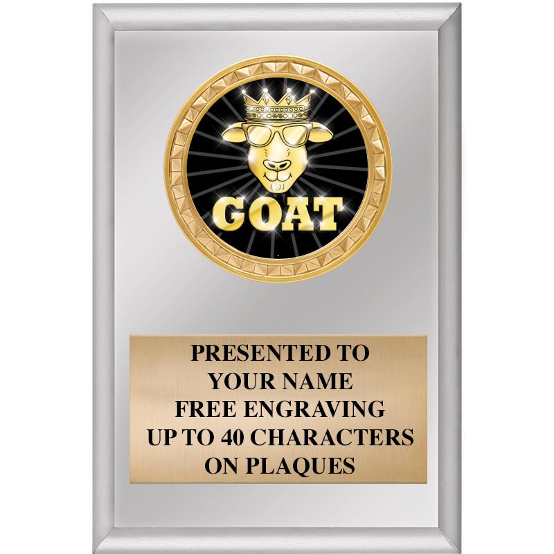 4" X 6" SILVER INSERT PLAQUE