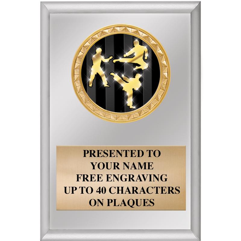 4" X 6" SILVER INSERT PLAQUE