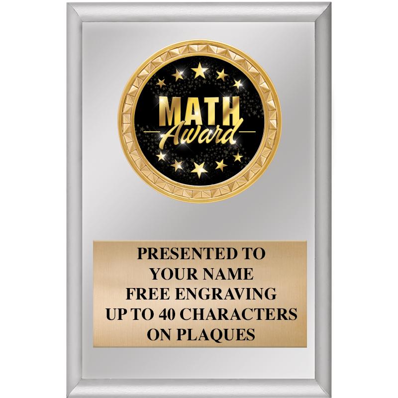 4" X 6" SILVER INSERT PLAQUE