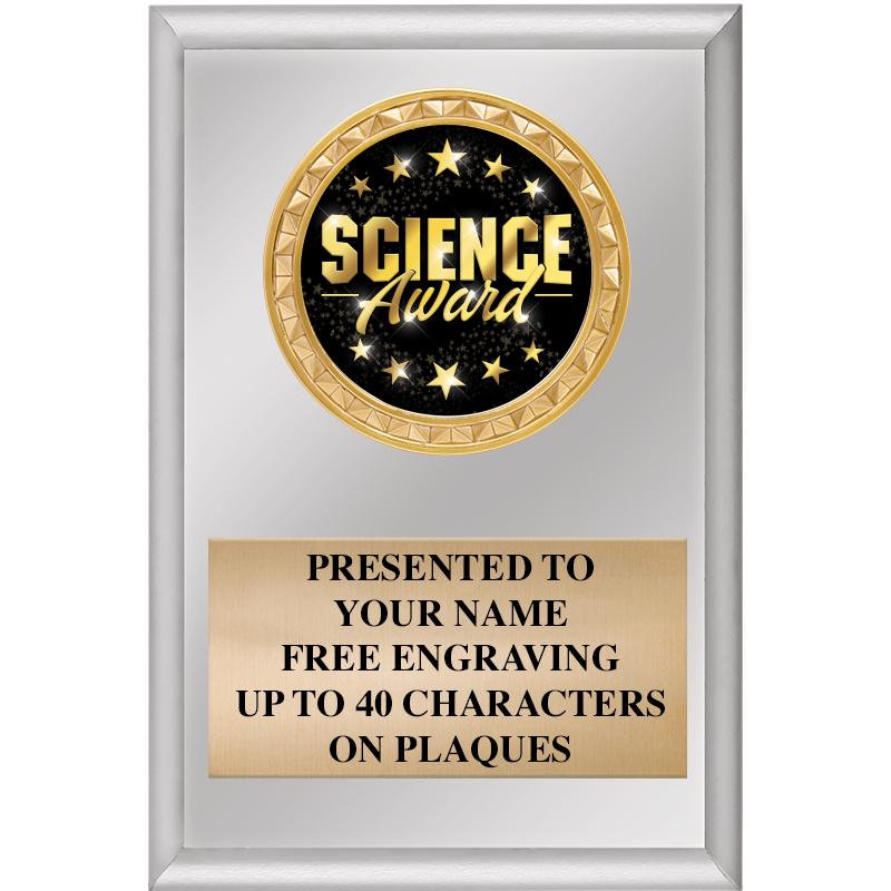 4" X 6" SILVER INSERT PLAQUE