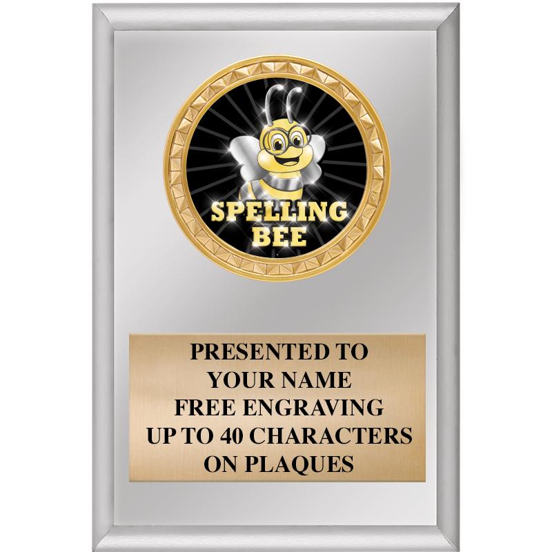 4" X 6" SILVER INSERT PLAQUE