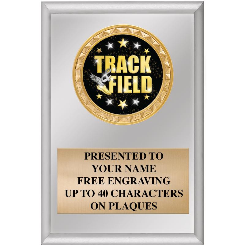 4" X 6" SILVER INSERT PLAQUE