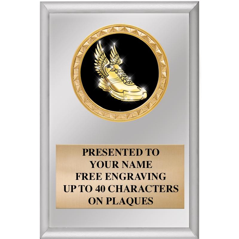 4" X 6" SILVER INSERT PLAQUE