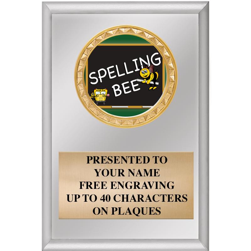 4" X 6" SILVER INSERT PLAQUE