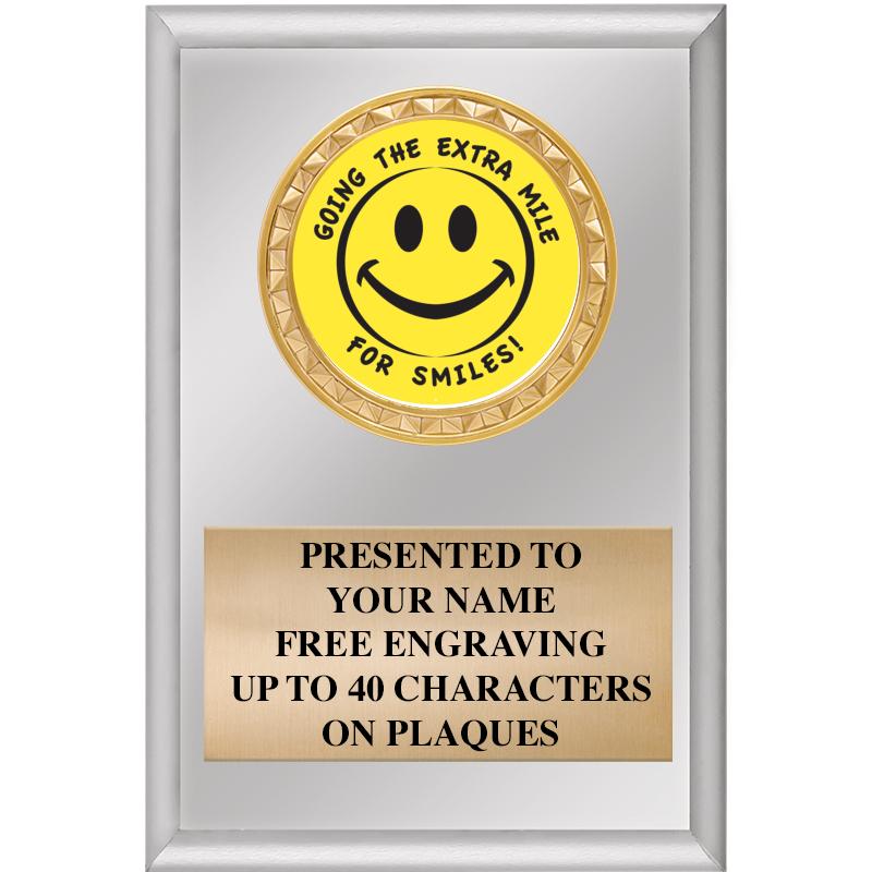 4" X 6" SILVER INSERT PLAQUE