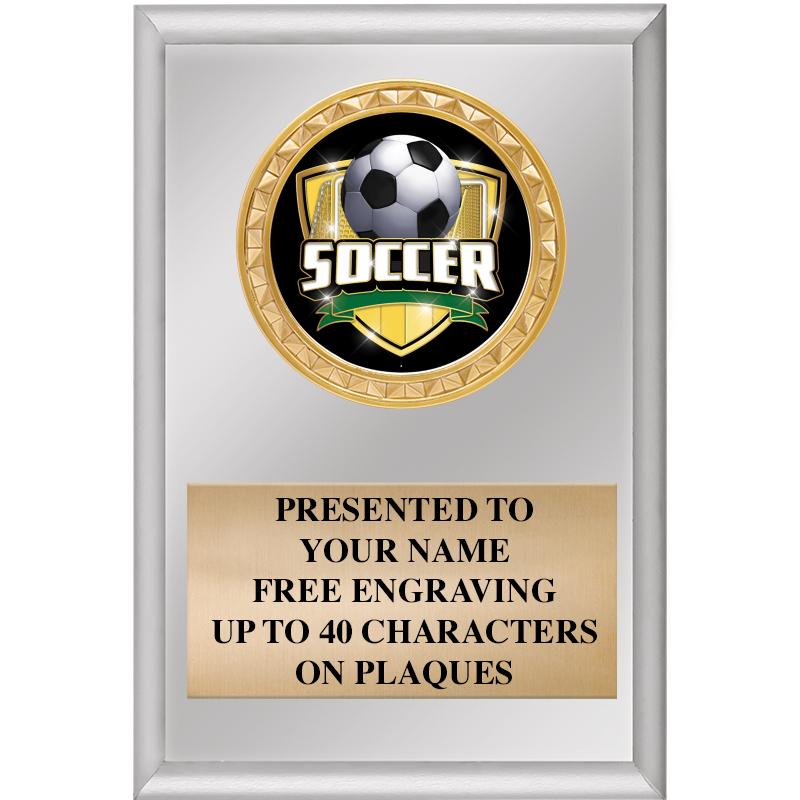 4" X 6" SILVER INSERT PLAQUE