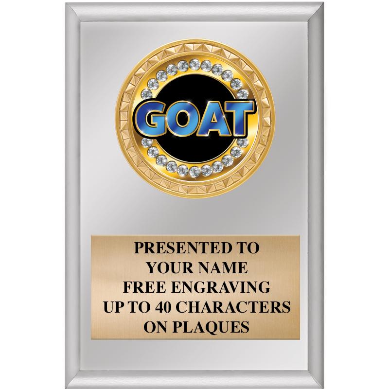 4" X 6" SILVER INSERT PLAQUE