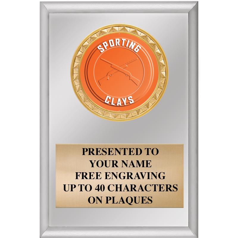 4" X 6" SILVER INSERT PLAQUE