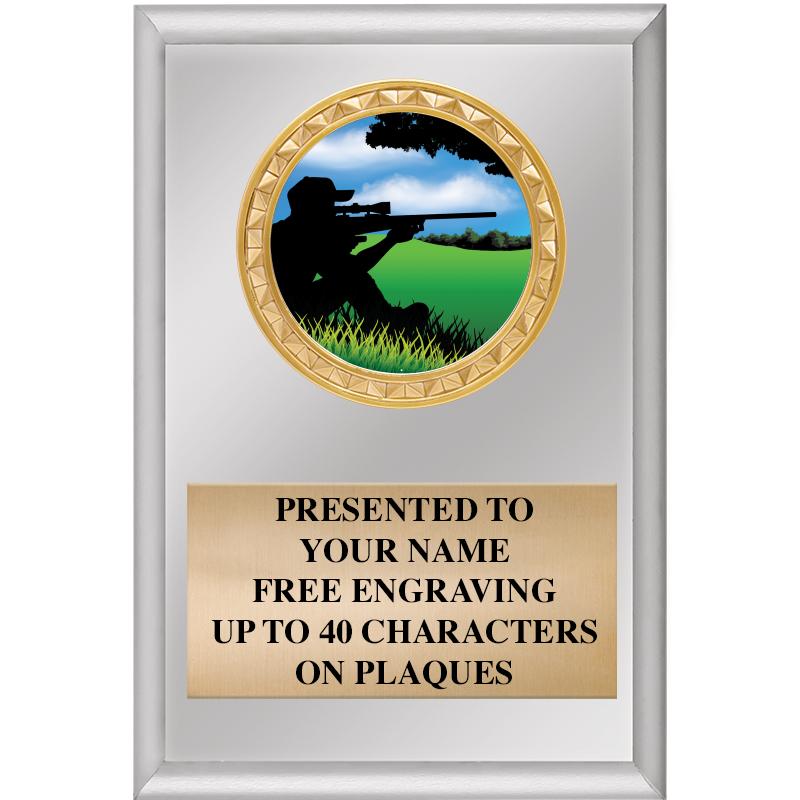 4" X 6" SILVER INSERT PLAQUE