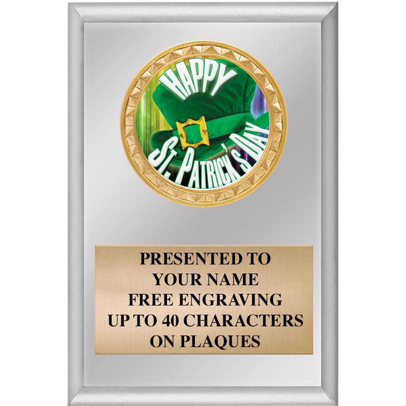 4" X 6" SILVER INSERT PLAQUE