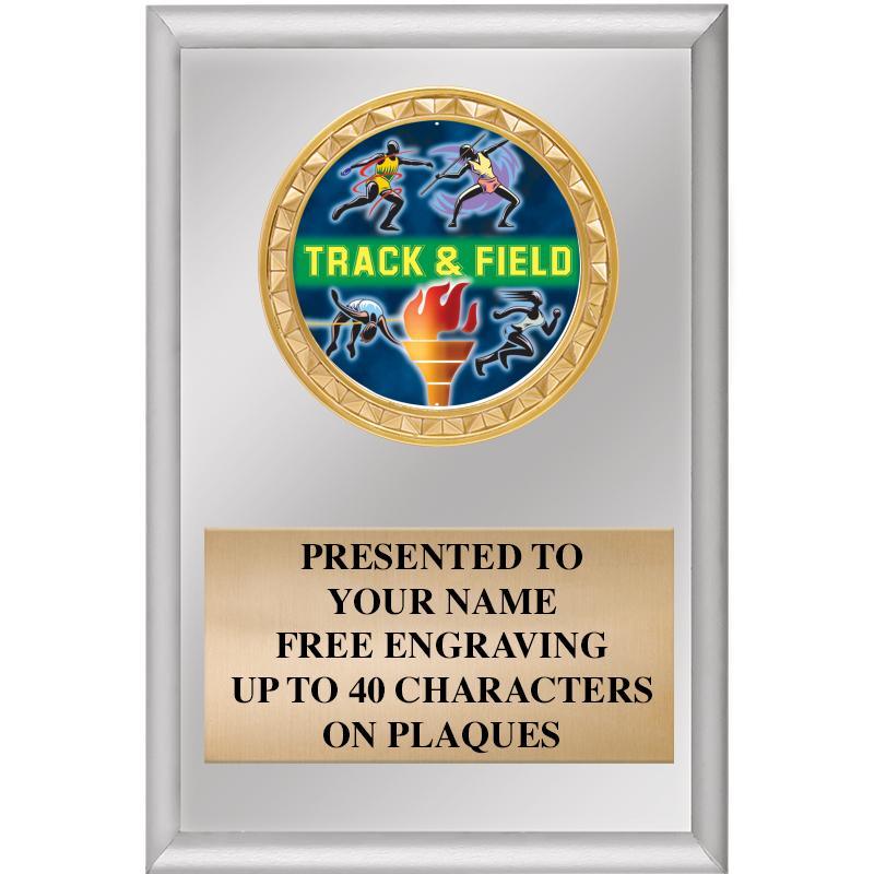 4" X 6" SILVER INSERT PLAQUE