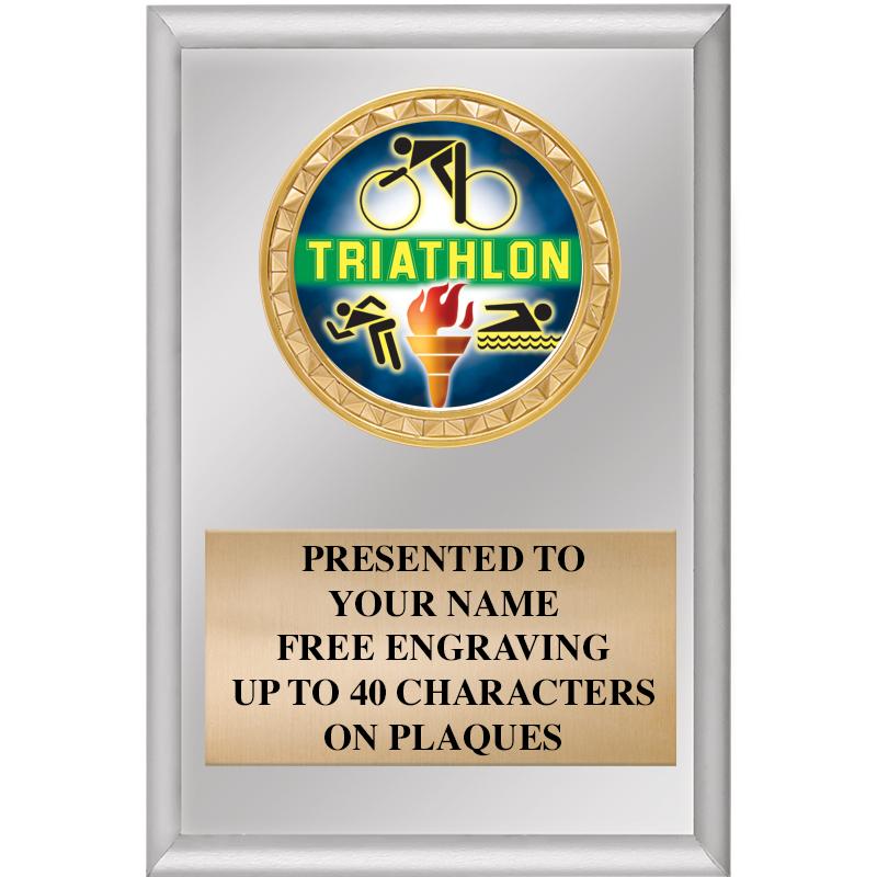 4" X 6" SILVER INSERT PLAQUE