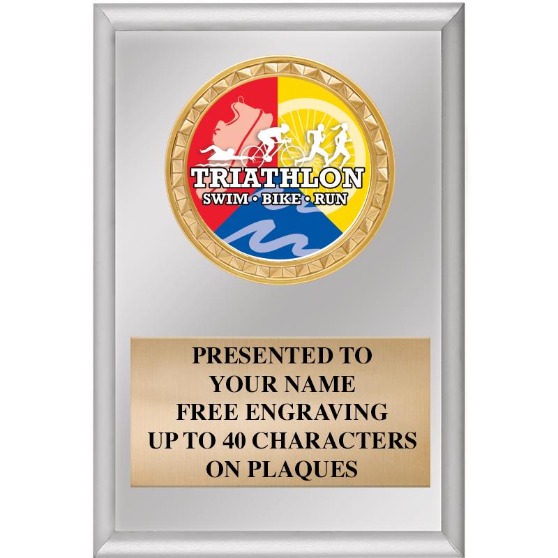 4" X 6" SILVER INSERT PLAQUE