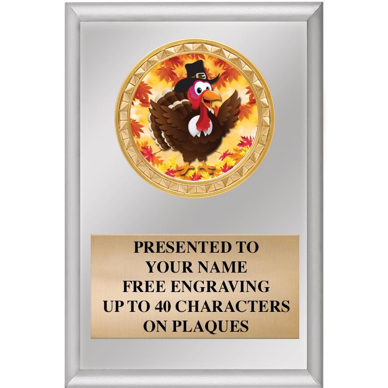 4" X 6" SILVER INSERT PLAQUE