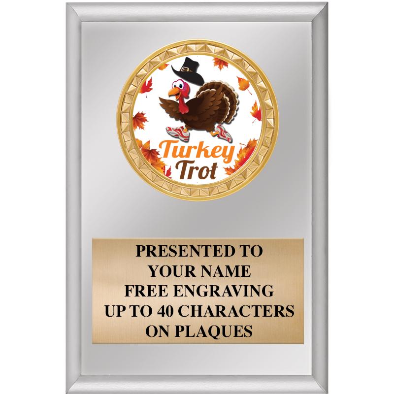 4" X 6" SILVER INSERT PLAQUE