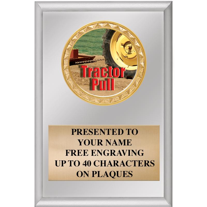 4" X 6" SILVER INSERT PLAQUE