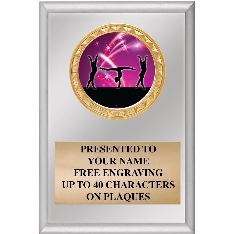 4" X 6" SILVER INSERT PLAQUE