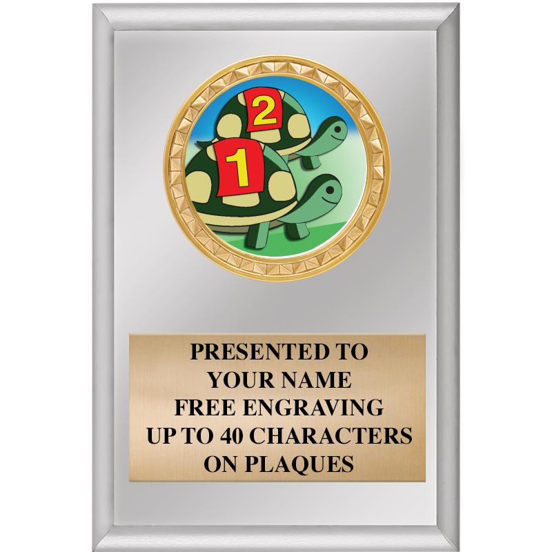 4" X 6" SILVER INSERT PLAQUE