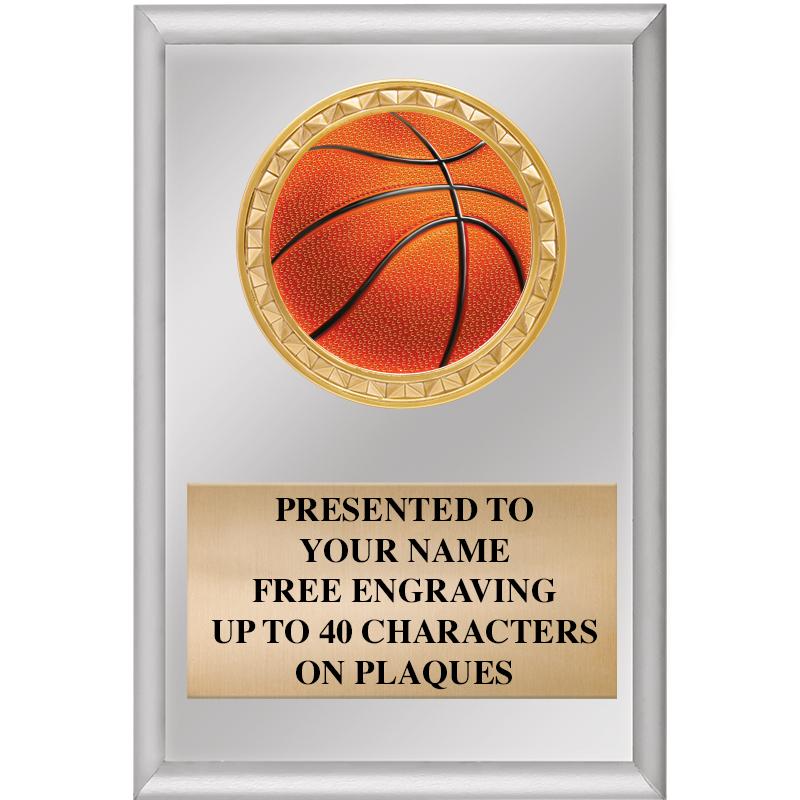 4" X 6" SILVER INSERT PLAQUE