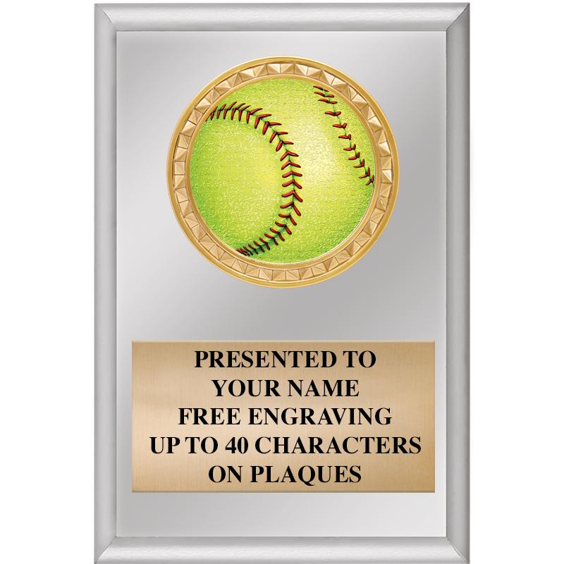 4" X 6" SILVER INSERT PLAQUE