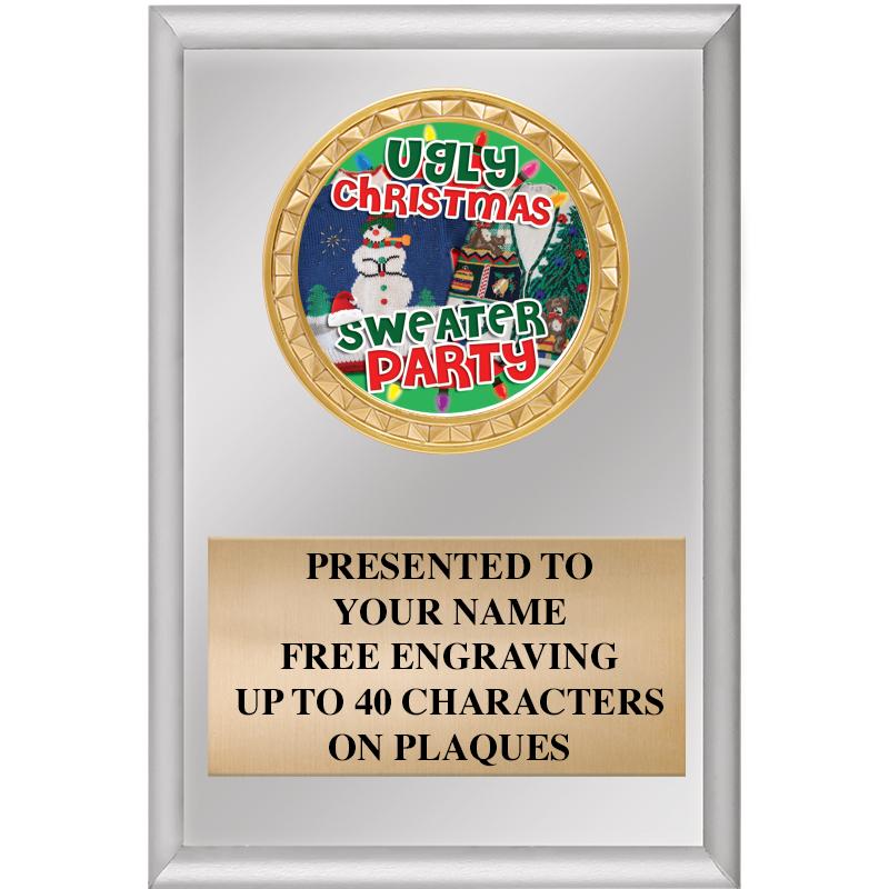 4" X 6" SILVER INSERT PLAQUE