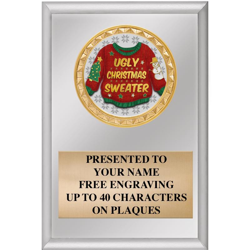 4" X 6" SILVER INSERT PLAQUE