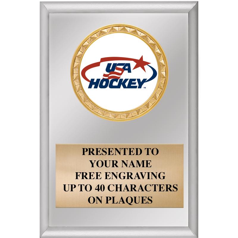 4" X 6" SILVER INSERT PLAQUE